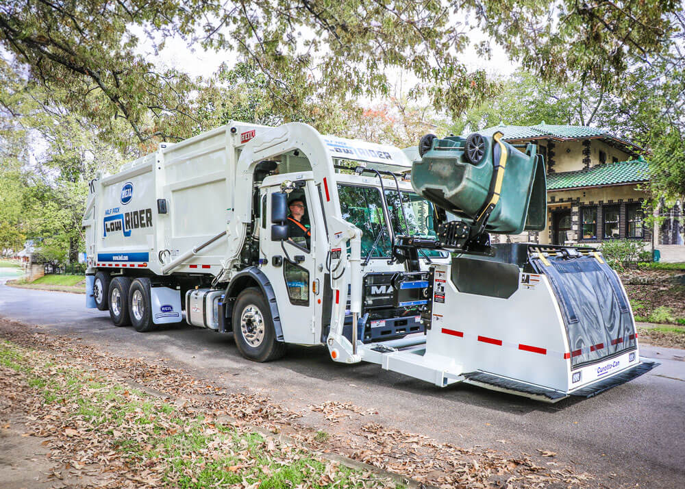Residential Automated Frontload Garbage Trucks