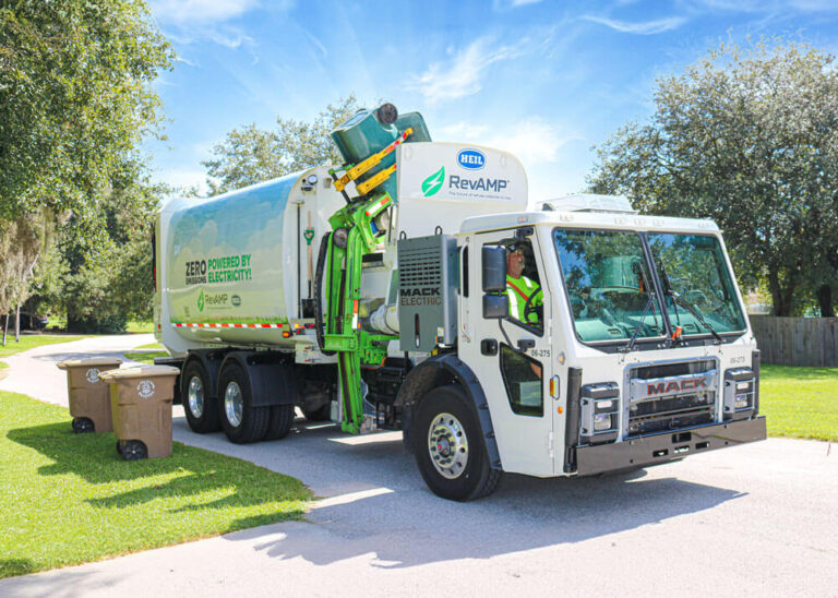 Automated Sideload Garbage Trucks